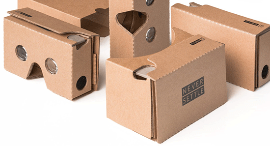 OnePlus Cardboard headset