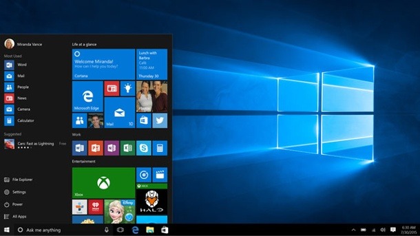 windows 10 features