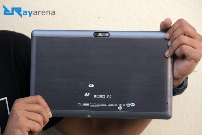 Cube i10 tablet PC Review camera