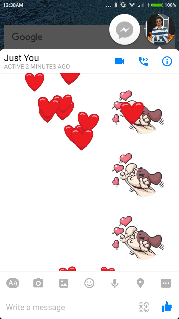 Stickers Update in Messenger