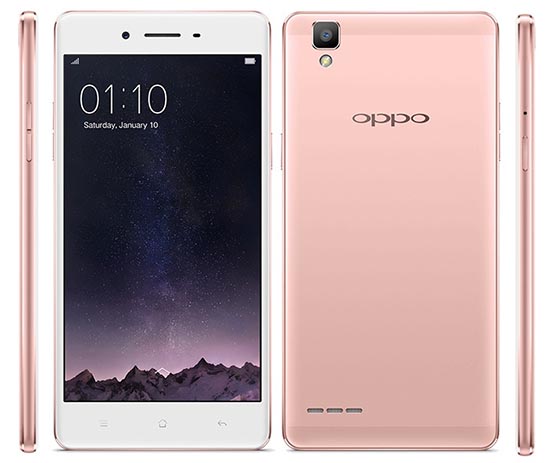 OPPO F1 Rose Gold edition