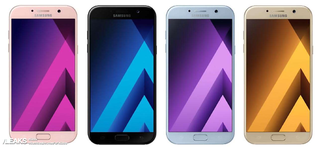 SAMSUNG GALAXY A5 (2017) press render