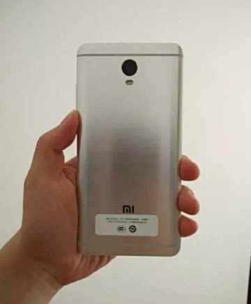 Alleged Xiaomi smartphone