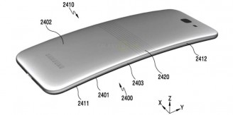 Samsung's first foldable smartphone prototype