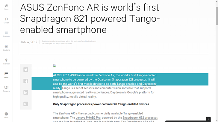 asus Zenfone AR