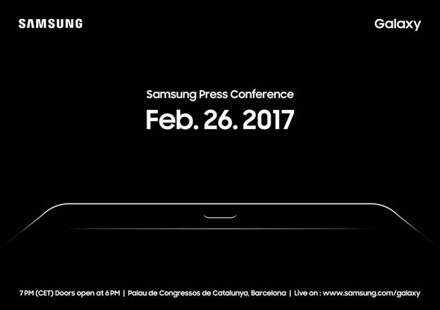 Samsung invitation MWC 2017