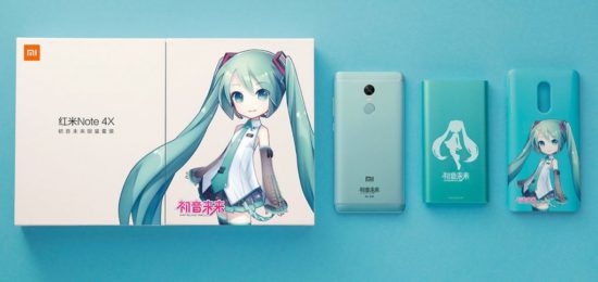 Xiaomi Redmi Note 4X Hatsune Miku Special Edition