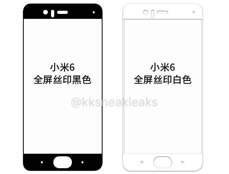 Xiaomi Mi 6 Front Panel Leak