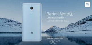 Xiaomi Redmi Note 4 lake blue