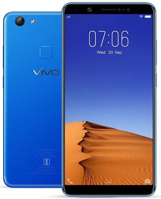 Vivo V7 Plus Energetic Blue color edition