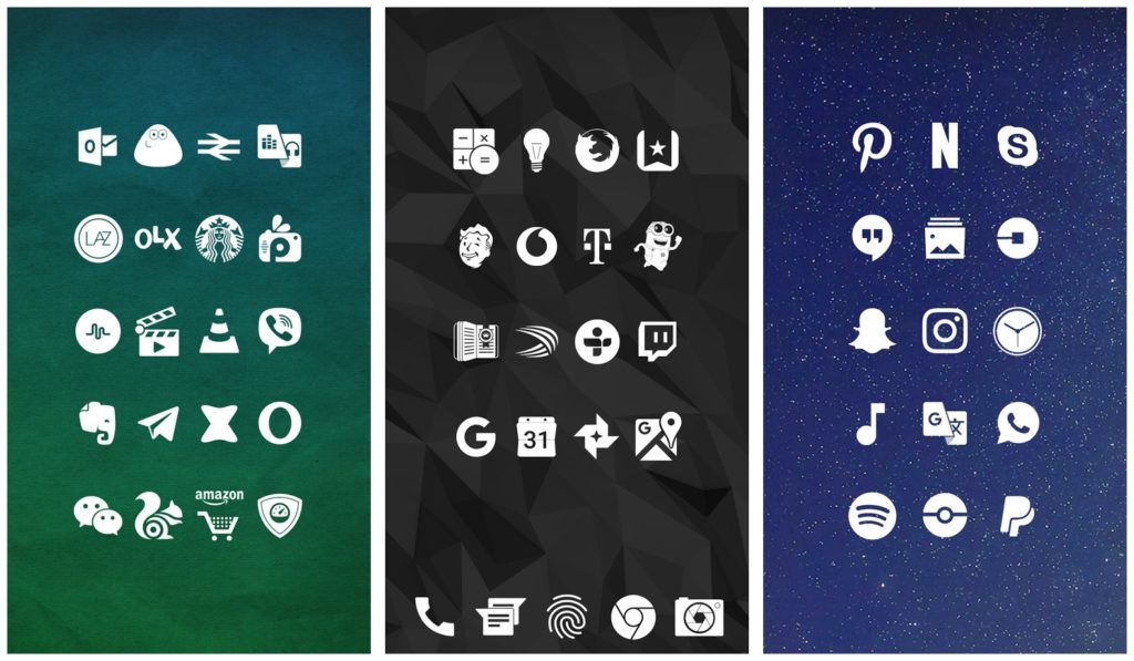 Whicons - White Icon Pack