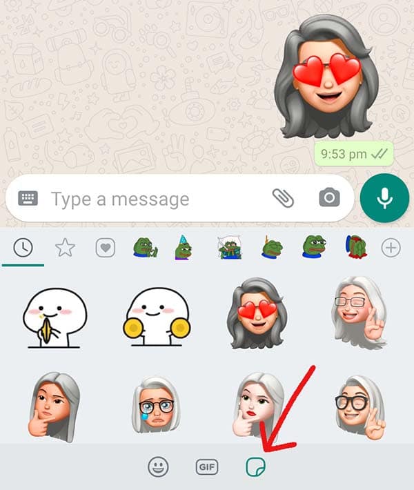 memoji stickers