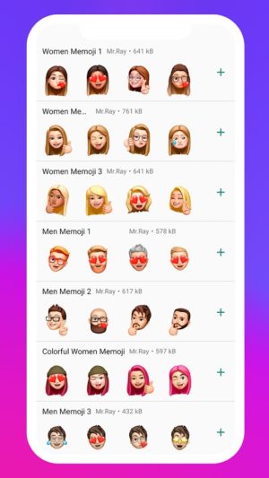 memoji stickers